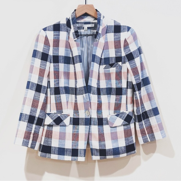 Preppy Blazer | Plaid| Checkered Blazer - Picture 5 of 14